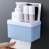 Toilet toilet tissue box Punch-free roll paper tube pumping toilet paper box Waterproof toilet paper shelf Hand paper box