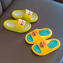 Cool slippers Childrens home cute bear bath non-slip soft bottom indoor parent-child family of three summer slippers