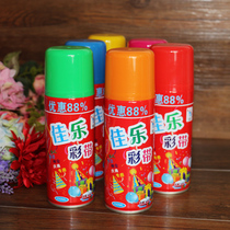Wedding supplies wedding birthday party Christmas ceremony wedding color spray hand spray ribbon ribbon Festival snow spray cans