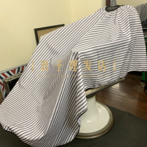 Popular classic 180cm export American barber cape extended vintage striped haircut cover foot fence
