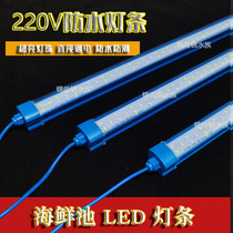 Seafood pool light LED light bar 220V directly connected to the hotel fish pond lighting seafood tank accessories light strip light strip