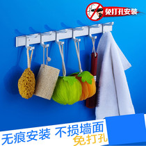 zle Zile punch-free space aluminum bathroom rack hanger hook towel rack adhesive hook Wall hanger
