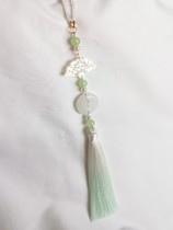 New stream of handmade banner of Hangbang acetic acetic acetic acid fan forbidden to hang pin disc fan fan decoration