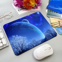 Lock edge mouse pad thickened cute female cartoon small wrist E-sports game laptop desk pad Office students home animation creative advertising custom custom mat Simple ins style