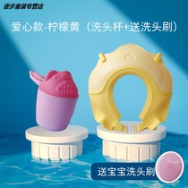 Silicone waterproof cap Bath return ear protection for children and infants and young children shampoo shower cap adjustable baby waterproof artifact