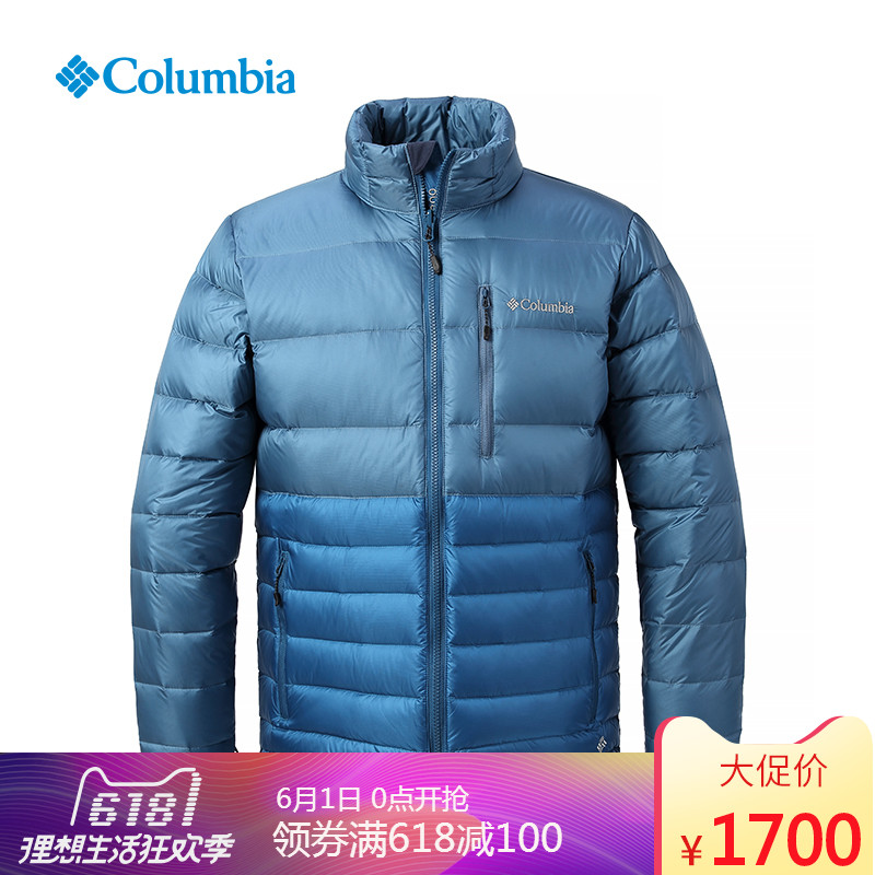 Colombia Fall and Winter Male Outdoor 800 Peng Omi Thermal Energy Warm and Cold Resistant Goose Down Garment PM5982