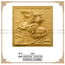Napoleon statue decorative art wall TV background wall cultural wall film and television Wall Wuhan sandstone relief
