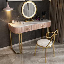 Nordic Net red ins light luxury dressing table bedroom small apartment modern simple with drawer makeup table and chair combination