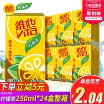 Vita lemon tea 250ml * 24 boxes of whole box wholesale real tea real lemon tea Vitasoy summer refreshing drink