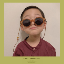 Children sunglasses boy girl sunglasses South Korean personality Korean version Child Anti-UV baby Eye wave