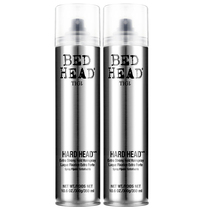 Two bottles of TIGI hair spray styling hair fluffy styling gel setting water space dry glue