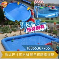Inflatable pool Childrens swimming pool Adult large outdoor water park Inflatable fishing pool Paddling pool fence