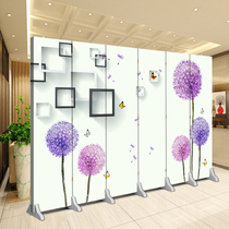 Dandelion screen partition wall simple modern living room folding room space saving office decoration mobile folding screen
