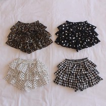 Peng Peng cake culottes shorts baby girls children summer clothes foreign princess clothes 6-12 months 1-2-3 years old