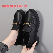 Spring Autumn Season Genuine Leather Custom Work Little Leather Leather Shoes Disabled High And Low Shoes Length Legs Special Requirements Invisible Heightening Shoes