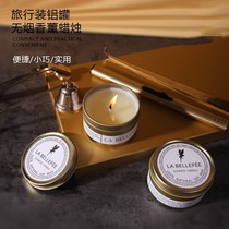  Portable aromatherapy companion ins retro tin can Plant essential oil aromatherapy soybean candle aromatherapy candle ornaments