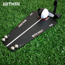 Golf putter assistant trainer Indoor simulation track golf teaching swing training auxiliary trainer