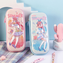 Primary School Student EVA Pen Bag Female Multifunction Cartoon 3D Pencil Case Cute First Grade Large Capacity Lead Pencil Case Girl