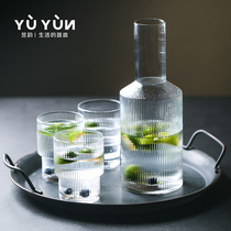 Yuyun Hammer cold kettle cold kettle juice pot high temperature resistant cold teapot cold teapot cold water cup set household glass pot