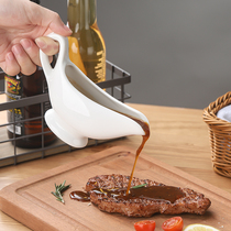 Steak sauce bucket Ketchup sauce sauce cup Ceramic oz sauce dish Thickened sauce Boat juice cup Western tableware