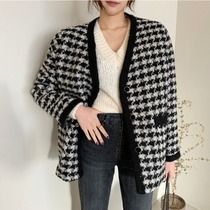 Clear Barn Pick Up Drain ~ Special Cabinet Withdrawal Tailo Big Card Foreign Trade Womens Clothing Autumn Winter Small Scent Wind Chipped Cotton Jacket Woman