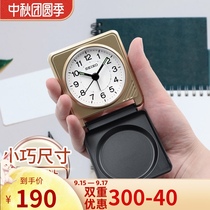 SEIKO Japan SEIKO clock night light snooze folding clock travel small portable student learning alarm clock