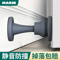 Door suction free of punch NEW DOOR STOPPER SILICONE DOOR STOPPER DOOR HANDLE BUMPER CUSHION DOOR BUMPER REAR INVISIBLE AFTER SUCKING TOILET