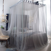 Palace Floor Landing Princess Mosquito Net Home Bracket Fixed Thickening Encryption Triple Door New Convenient Unsplit Wash 1 m 5 Bed