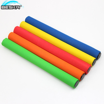 Track and field competition standard baton stainless steel baton 30cm sponge relay rod 5 Pack