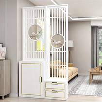 Entrance cabinet partition Living room door facing door Light luxury door Wine cabinet Screen Simple shelf Shoe cabinet New Chinese style