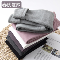 Girls bottom pants slim down integrated child pants Spring autumn outside wearing spring white CUHK Scout pants black baby