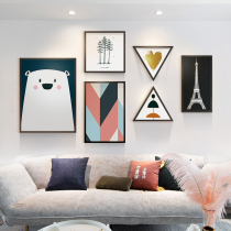 Nordic style Creative Living Room restaurant background wall decoration painting wall decoration bedroom room Wall Wall home decoration