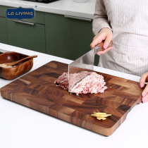 LC LIVING Thai acacia wood cutting board solid wood cutting board household kitchen antibacterial and mildew proof board rectangular