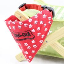Shiba Inu triangle scarf dog bib golden retriever puppies kou shui jin giant kitten scarf pet dog