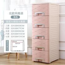 Storage cabinet Simple modern cabinet Storage tiered rack Partition movable cabinet thickening finishing box storage rack storage