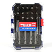 Wan Kebao W021461N household electric screwdriver head cross one word five corner set electric drill driver head