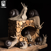 Pottery Creative Snail Tea Petty Family Ceramic Boutique Co. Ltd. Tea Table Pets Zen Tea Tool Accessories
