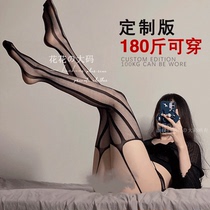 Add the code high elasticity sexy hanging with a sock sock sock female lace pure desire to have a lean knee