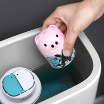 Japan WORDLIFI toilet cleaning spirit automatic toilet cleaner descaling toilet cleaning Royal blue bubble toilet deodorant artifact