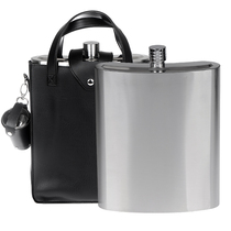  Pepsico large capacity 3800ml 7 kg thickened 304 stainless steel jug portable outdoor portable flat kettle