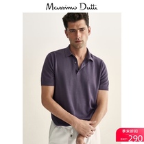 New Special Massimo Dutti Mens POLO Shirts Short Sleeve Cotton Mens Knitting 00901420603