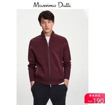 Spring   Summer Discounts Massimo Dutti Mens Zip Design Cotton Mens Casual Cardigan 00964321606