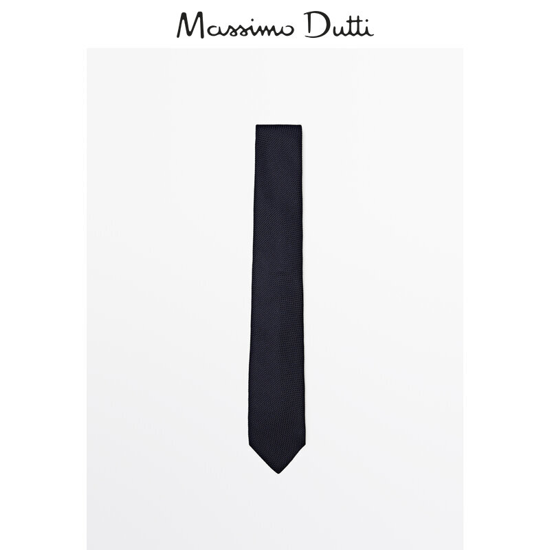 春の新作 MassimoDutti メンズ アクセサリー 2023 新作 ビジネス 多用途 高品質 シルク 上質な質感 ネクタイ 01241552401