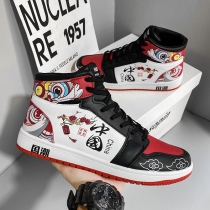 aij men shoes summer breathable 2022 new tiger years Ben life high help board shoes sports teenagers china craze shoes