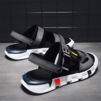 Hon Star Red Stark sandals mens summer outwear casual dual-use driving non-slip Soft bottom summer beach sandals