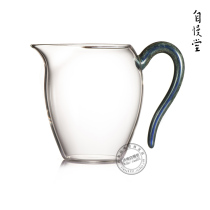 Glass egg cup Taiwans original design new gall Blue Spring Series public Road Cup self-slow ingenuity