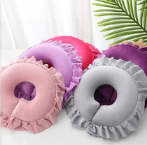 Beauty bed pillow Massage bed hole face pad Massage bedside hole lying pillow u-shaped beauty salon supplies special beauty pillow