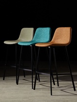 Modern Nordic bar chair bar chair high chair milk tea shop bar chair bar chair bar chair bar stool bar stool high stool