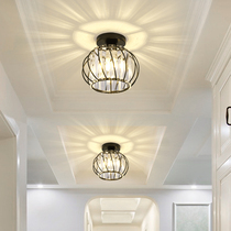 Led light luxury crystal aisle light Corridor light Simple modern small chandelier Creative Nordic Balcony entrance light