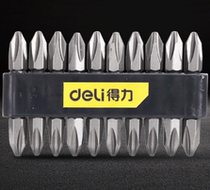 Deli electric screwdriver lengthened head set cross hexagon socket head strong magnetic DL6901